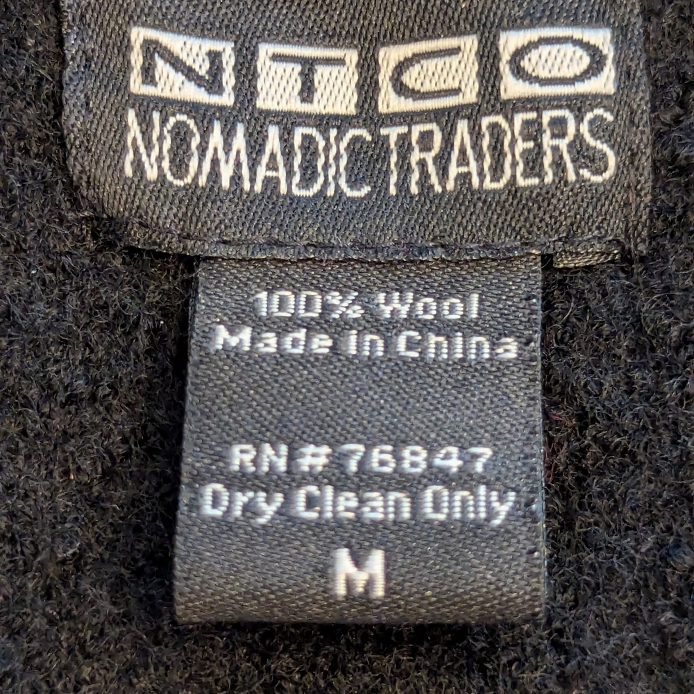 Nomadic Traders Boiled Wool Jacket With Floral Ap… - image 8